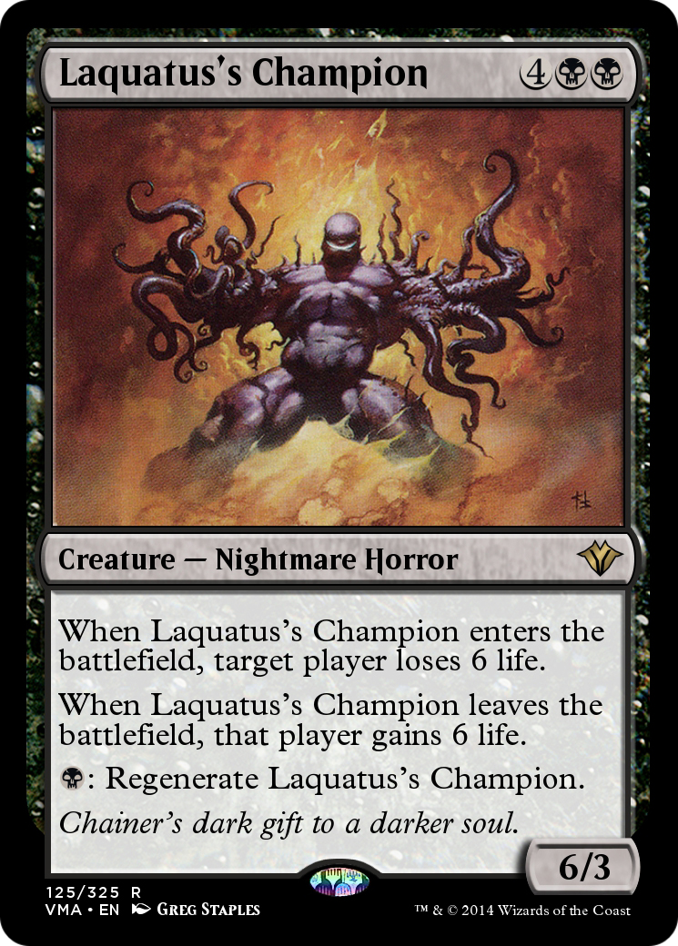 Image of Laquatus's Champion (VMA-125) - Vintage Masters