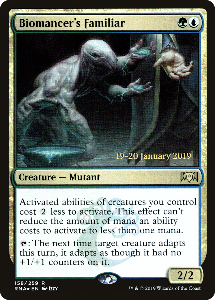 Image of Biomancer's Familiar (PRE-158) - Ravnica Allegiance Promos Foil