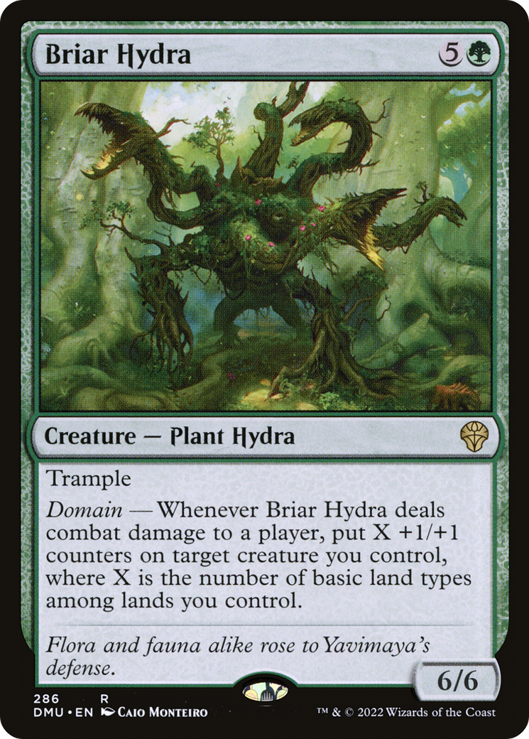 Image of Briar Hydra (286) (DMU-286) - Dominaria United