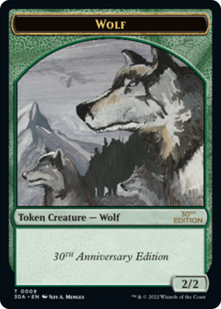Image of Wolf Token (30A-009) - 30th Anniversary Tokens