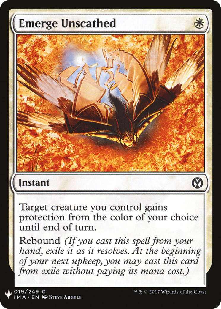 Image of Emerge Unscathed (LIST-IMA-19) - The List