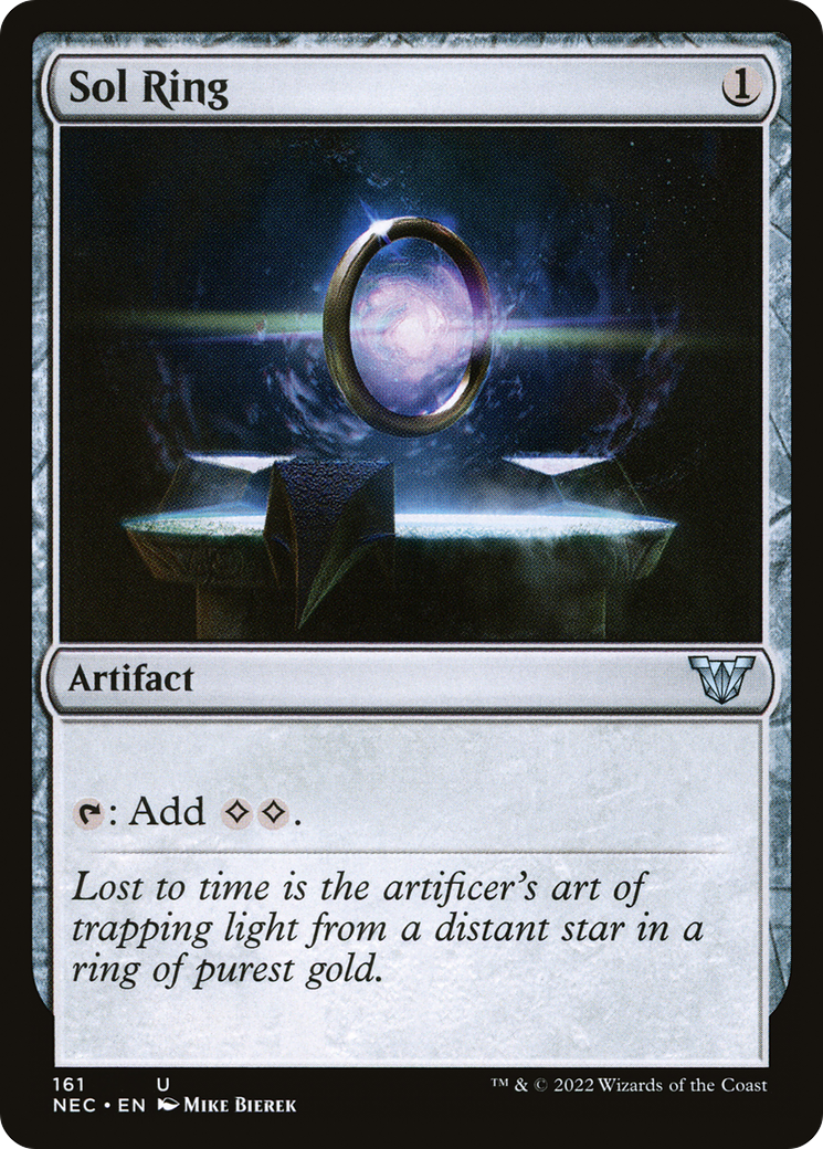 Image of Sol Ring (NEC-161) - Neon Dynasty Commander