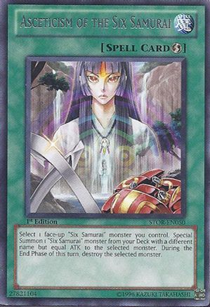 Image of Asceticism of the Six Samurai (STOR-EN050) - Storm of Ragnarok 1st Edition