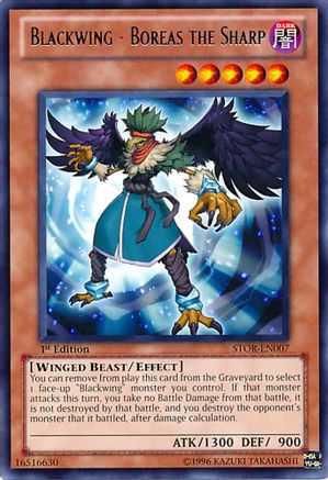Image of Blackwing - Boreas the Sharp (STOR-EN007) - Storm of Ragnarok 1st Edition