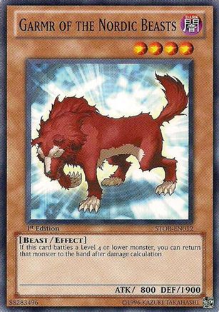 Image of Garmr of the Nordic Beasts (STOR-EN012) - Storm of Ragnarok 1st Edition