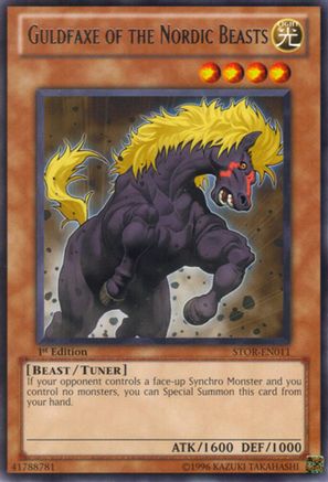 Image of Guldfaxe of the Nordic Beasts (STOR-EN011) - Storm of Ragnarok Unlimited