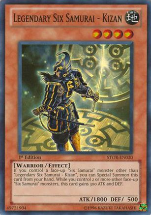 Image of Legendary Six Samurai - Kizan (STOR-EN020) - Storm of Ragnarok Unlimited