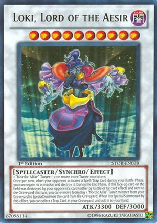 Image of Loki, Lord of the Aesir (STOR-EN039) - Storm of Ragnarok Unlimited