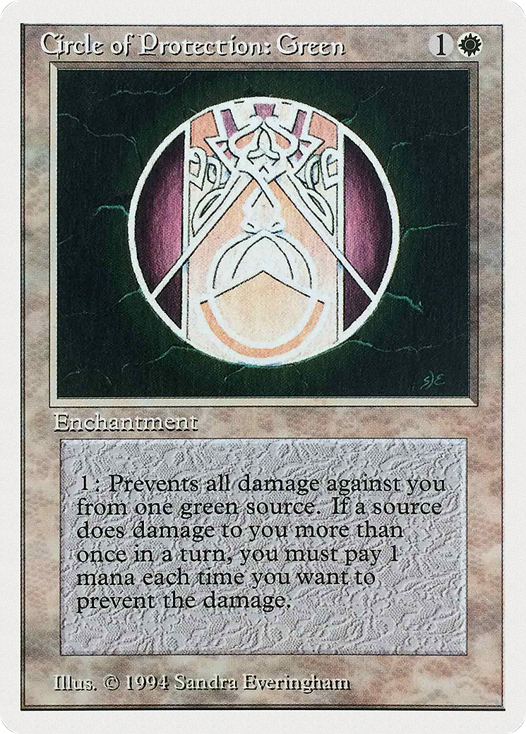 Image of Circle of Protection: Green (SUM-011) - Summer Magic / Edgar