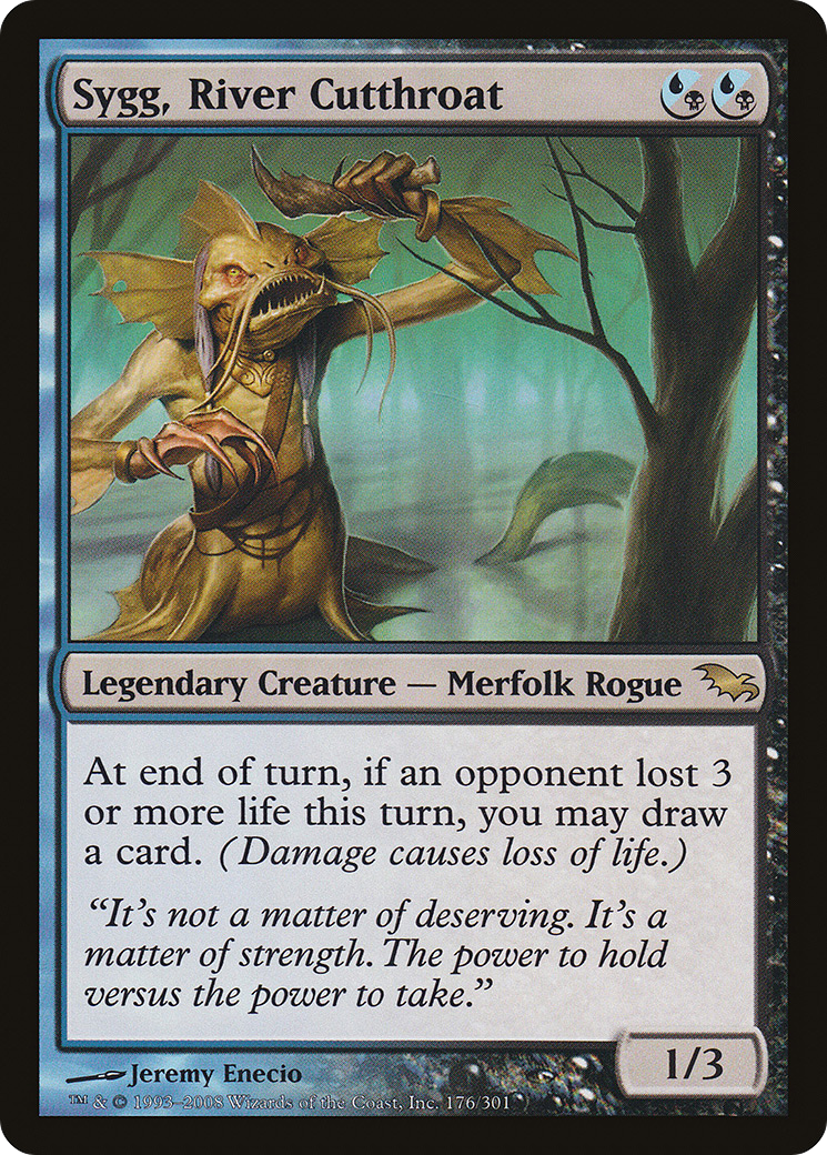 Image of Sygg, River Cutthroat (SHM-176) - Shadowmoor Foil