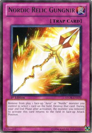 Image of Nordic Relic Gungnir (STOR-EN070) - Storm of Ragnarok Unlimited