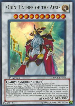 Image of Odin, Father of the Aesir (STOR-EN040) - Storm of Ragnarok 1st Edition