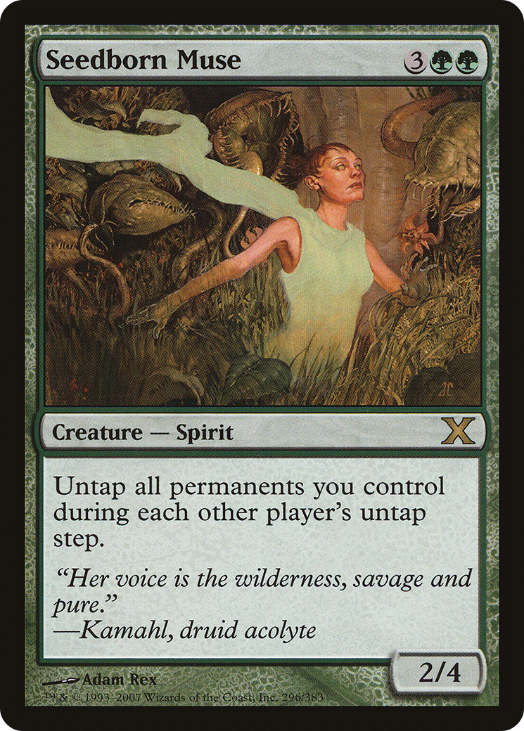 Image of Seedborn Muse (10E-296) - Tenth Edition Foil