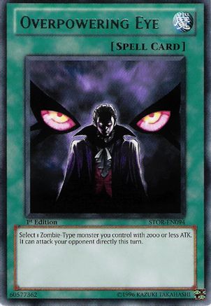 Image of Overpowering Eye (STOR-EN094) - Storm of Ragnarok 1st Edition