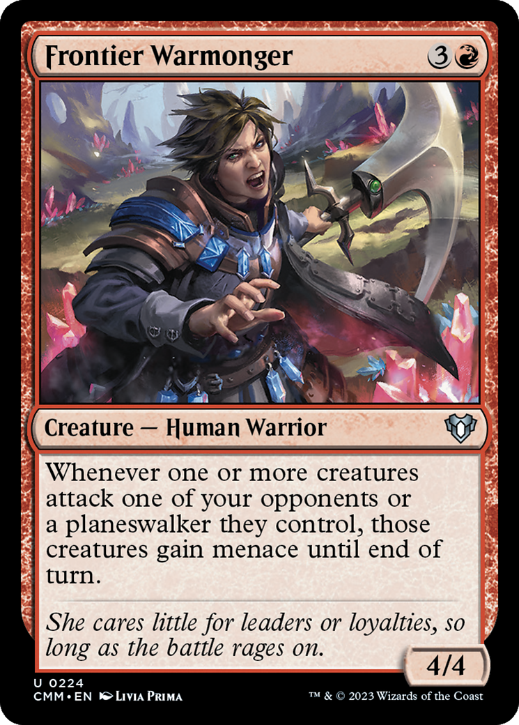 Image of Frontier Warmonger (CMM-224) - Commander Masters