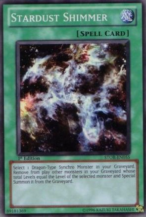 Image of Stardust Shimmer (STOR-EN055) - Storm of Ragnarok 1st Edition