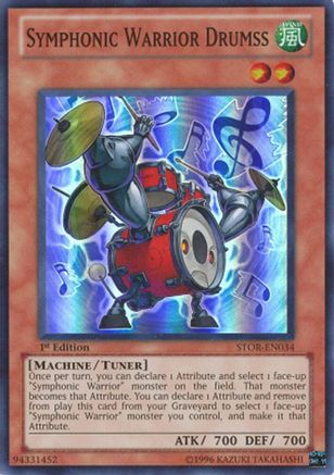 Image of Symphonic Warrior Drumss (STOR-EN034) - Storm of Ragnarok 1st Edition