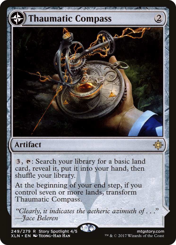 Image of Thaumatic Compass (XLN-249) - Ixalan: (compasslanddfc) Foil