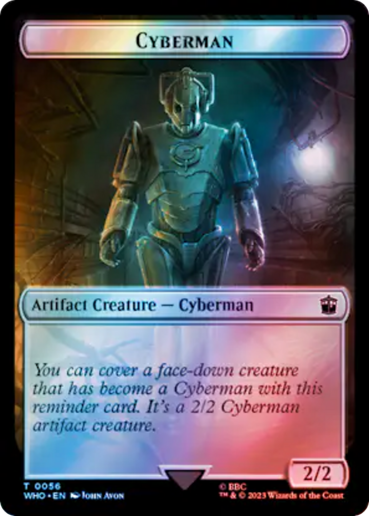 Image of Cyberman (TWHO-056) - Doctor Who Tokens Foil