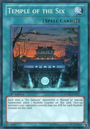 Image of Temple of the Six (STOR-EN051) - Storm of Ragnarok 1st Edition