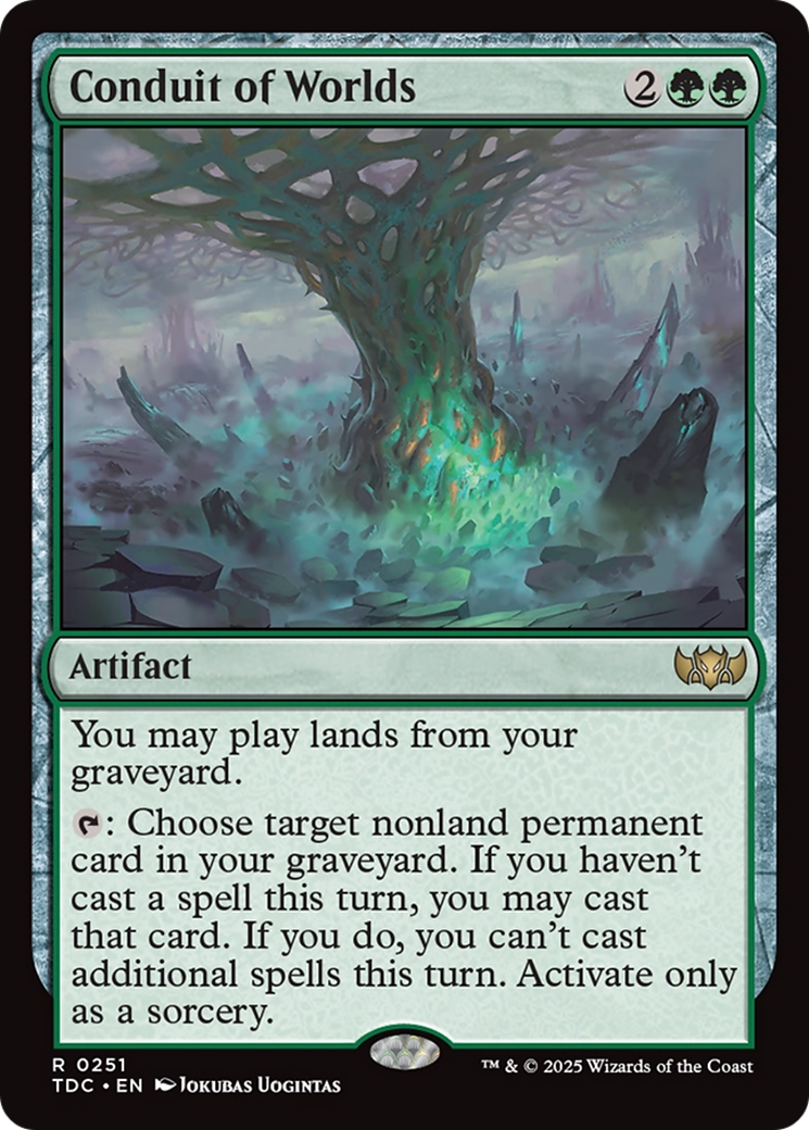 Image of Conduit of Worlds (TDC-251) - Commander: Tarkir: Dragonstorm