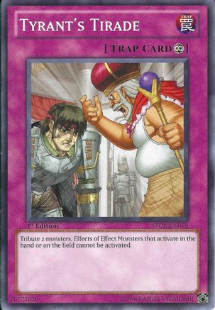 Image of Tyrant's Tirade (STOR-EN078) - Storm of Ragnarok 1st Edition
