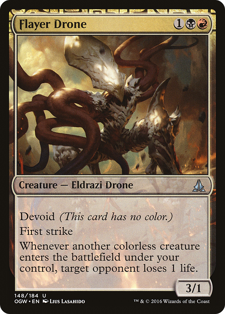 Image of Flayer Drone (OGW-148) - Oath of the Gatewatch: (devoid) Foil