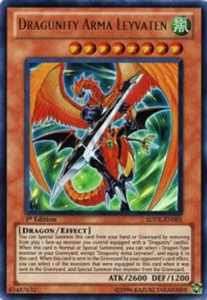 Image of Dragunity Arma Leyvaten (SDDL-EN001) - Structure Deck: Dragunity Legion 1st Edition