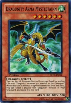 Image of Dragunity Arma Mystletainn (SDDL-EN002) - Structure Deck: Dragunity Legion Unlimited