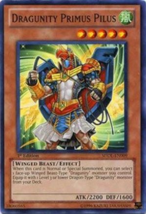 Image of Dragunity Primus Pilus (SDDL-EN009) - Structure Deck: Dragunity Legion Unlimited
