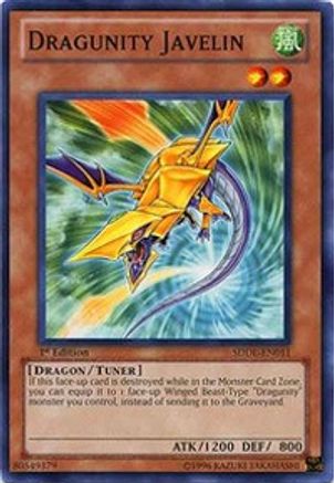Image of Dragunity Javelin (SDDL-EN011) - Structure Deck: Dragunity Legion Unlimited