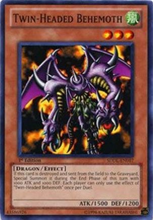 Image of Twin-Headed Behemoth (SDDL-EN017) - Structure Deck: Dragunity Legion Unlimited