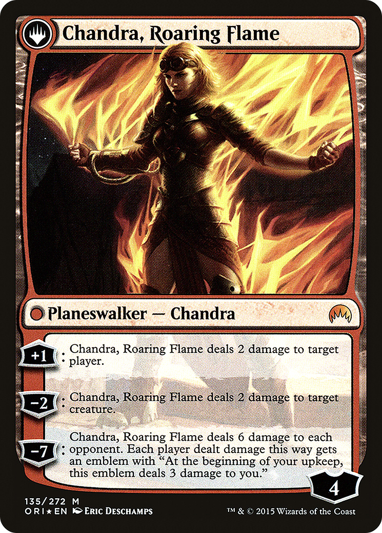 Image of Chandra, Fire of Kaladesh (PRE-135) - Magic Origins Promos: (originpwdfc) Foil