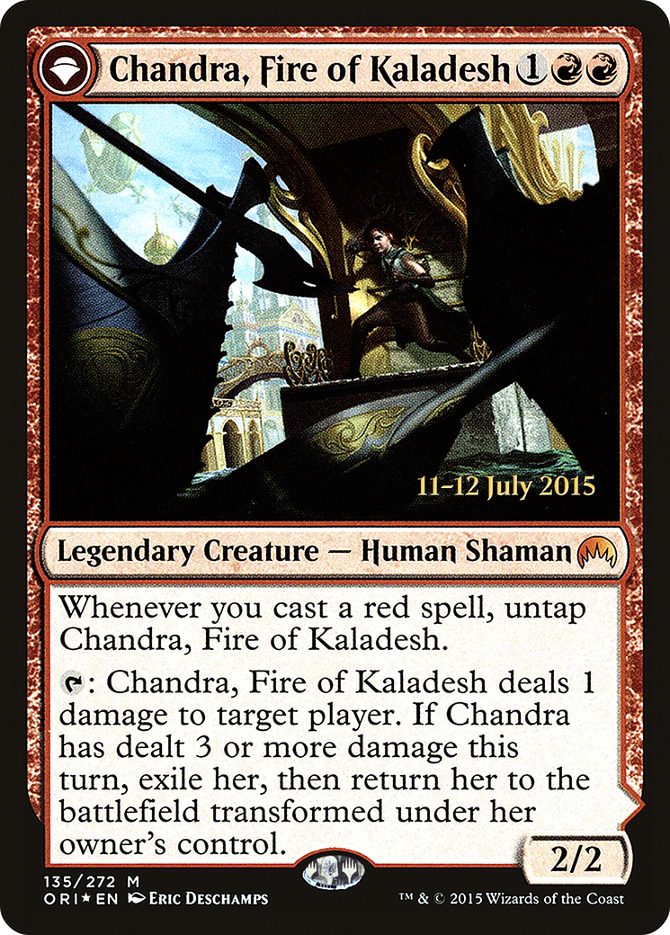 Image of Chandra, Fire of Kaladesh (PRE-135) - Magic Origins Promos: (originpwdfc) Foil
