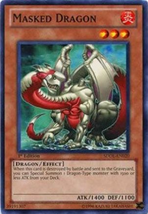 Image of Masked Dragon (SDDL-EN020) - Structure Deck: Dragunity Legion 1st Edition