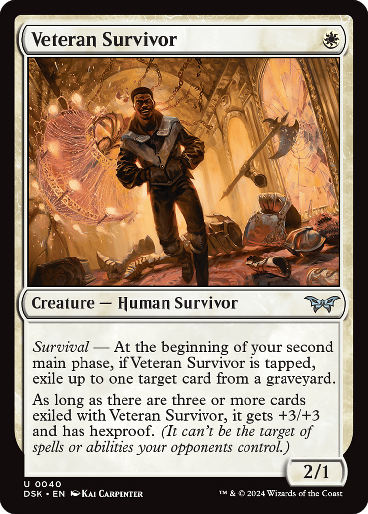 Image of Veteran Survivor (DSK-040) - Duskmourn: House of Horror