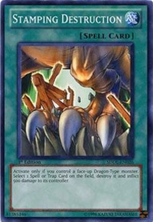 Image of Stamping Destruction (SDDL-EN026) - Structure Deck: Dragunity Legion Unlimited