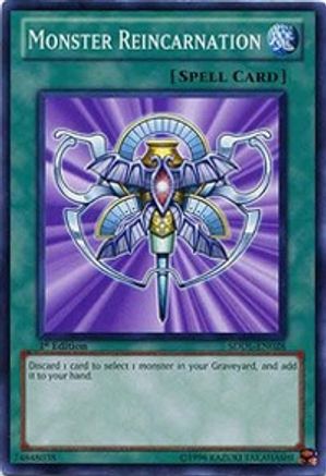 Image of Monster Reincarnation (SDDL-EN028) - Structure Deck: Dragunity Legion 1st Edition