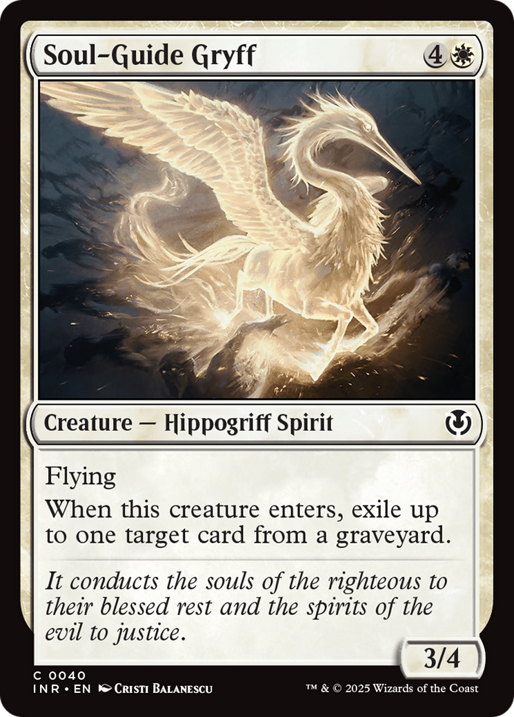 Image of Soul-Guide Gryff (INR-040) - Innistrad Remastered