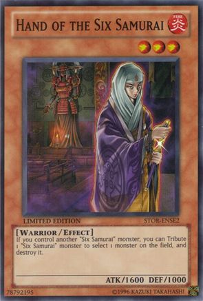 Image of Hand of the Six Samurai (STOR-ENSE2) - Storm of Ragnarok Limited