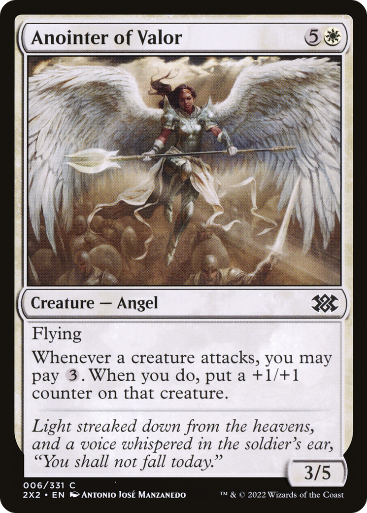 Image of Anointer of Valor (2X2-006) - Double Masters 2022