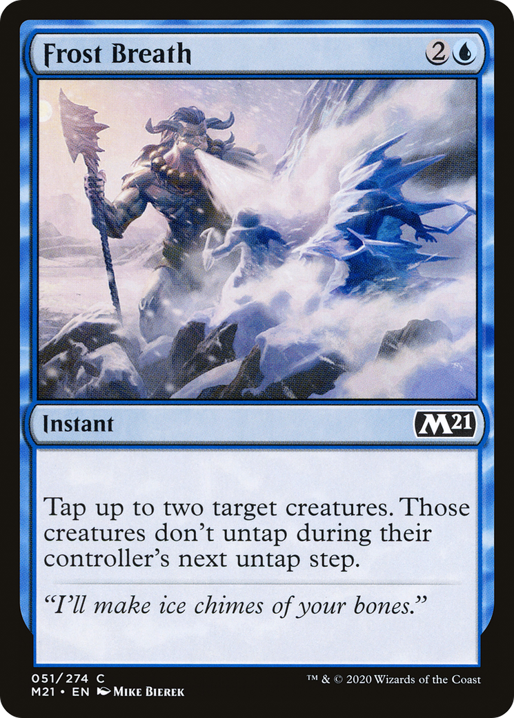 Image of Frost Breath (M21-051) - Core Set 2021