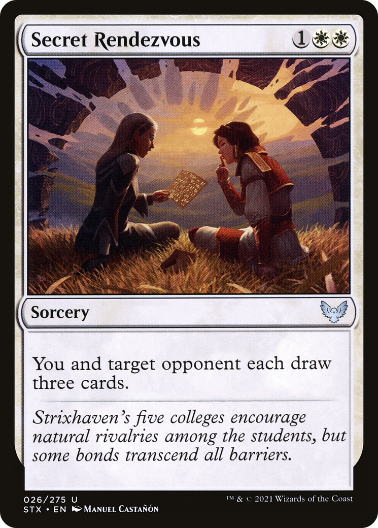 Image of Secret Rendezvous (STX-026) - Strixhaven: School of Mages Foil