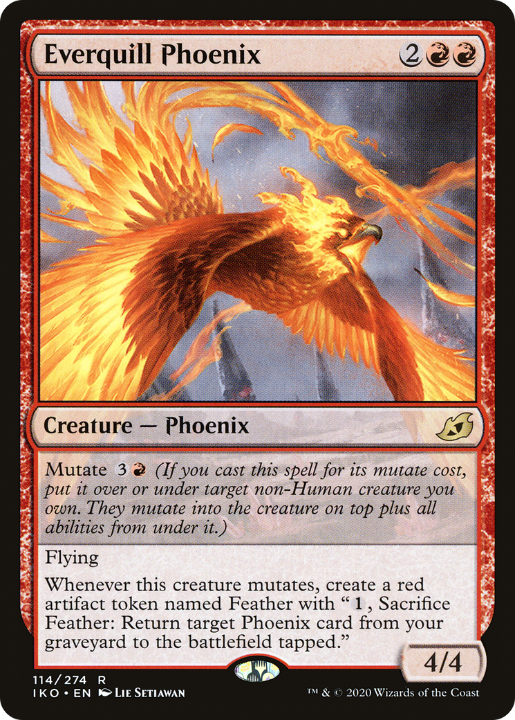 Image of Everquill Phoenix (IKO-114) - Ikoria: Lair of Behemoths