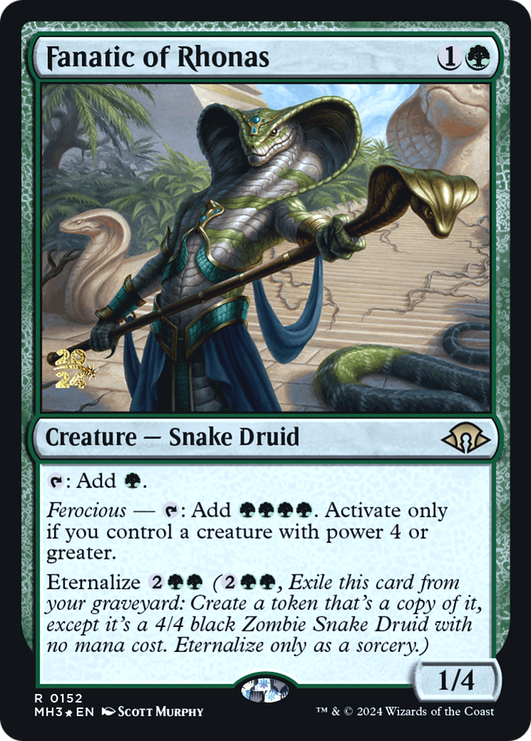 Image of Fanatic of Rhonas (PRE-152) - Modern Horizons 3 Promos Foil