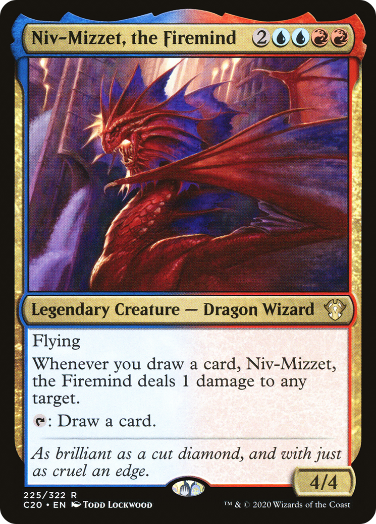 Image of Niv-Mizzet, the Firemind (C20-225) - Commander 2020