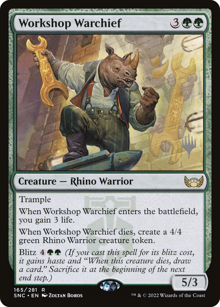 Image of Workshop Warchief (PPSNC-165) - Streets of New Capenna Promos