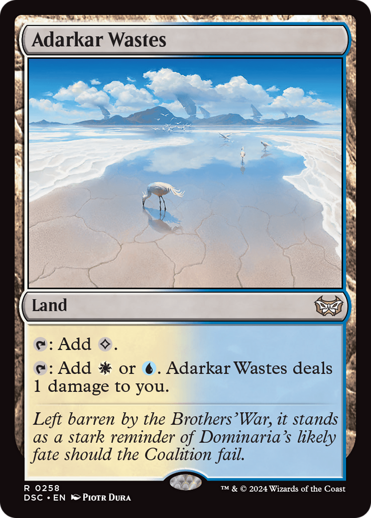 Image of Adarkar Wastes (DSC-258) - Duskmourn: House of Horror Commander