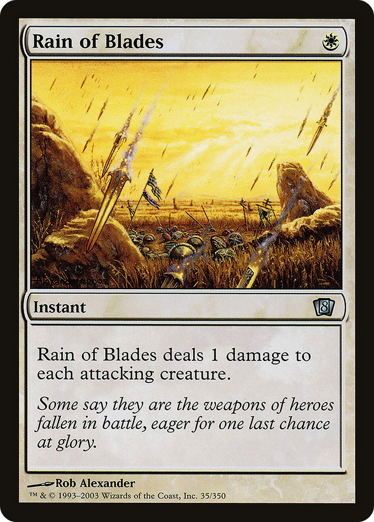 Image of Rain of Blades (8ED-035) - 8th Edition
