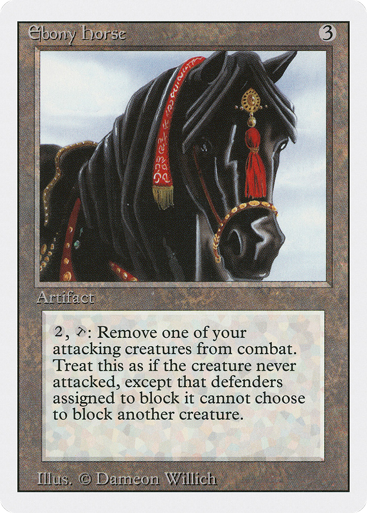 Image of Ebony Horse (3ED-) - Revised Edition